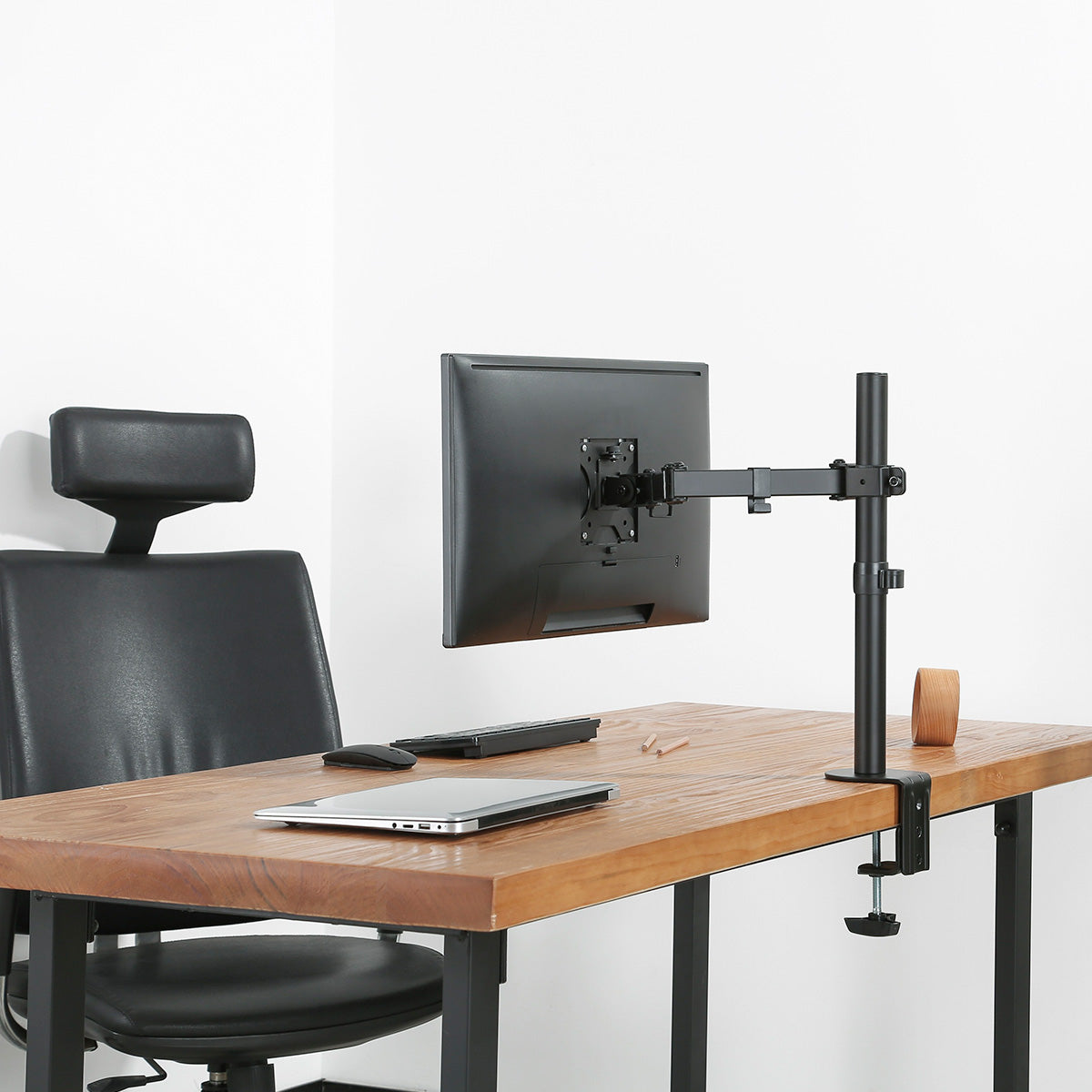 Single LCD Monitor Desk Mount Stand Fully Adjustable up to 32"