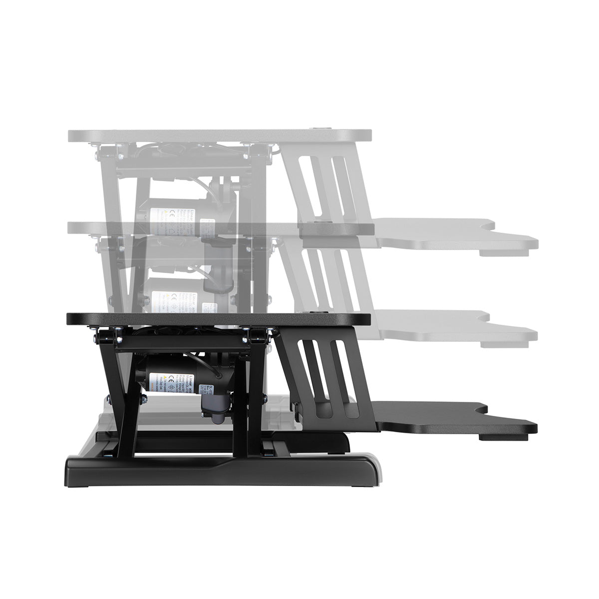 Uplite Electric Standing Desk Riser | Motorized Ergonomic Sit-Stand Height Adjustable Converter
