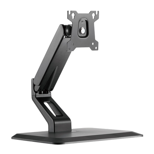 Uplite Ergonomic Free Standing Touch Screen Monitor Stand Fully Adjustable Gas | with base for 1 Screen up to 32"