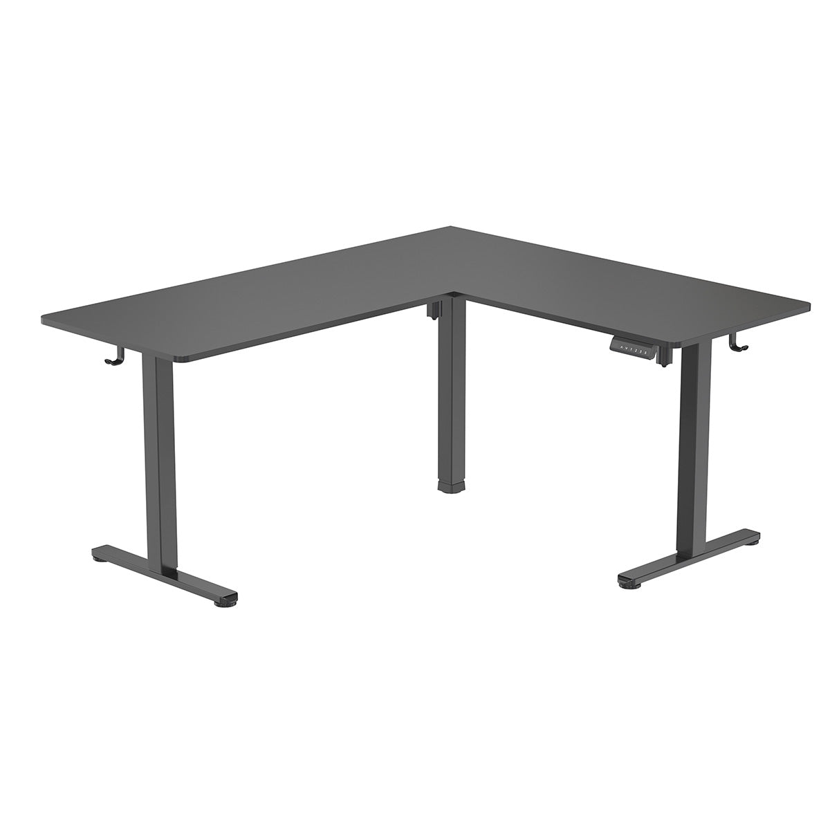 Uplite L Shape Dual Motorized Height Adjustable Stand Up Desk