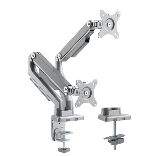 Dual Mechanical Spring Fully Adjustable LCD Monitor Desk Mount Stand up to 32"