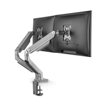 Dual Mechanical Spring Fully Adjustable LCD Monitor Desk Mount Stand up to 32"