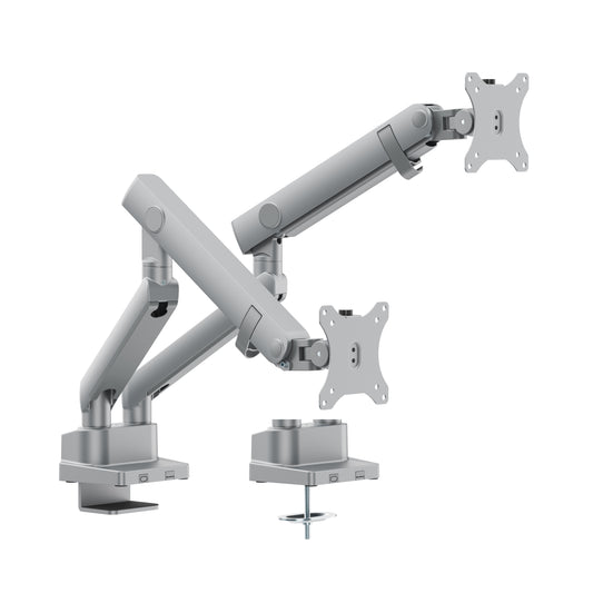 Heavy Duty Dual Monitor Desk Mount Stand 17" to 35"
