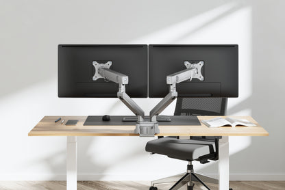 Heavy Duty Dual Monitor Desk Mount Stand 17" to 35"