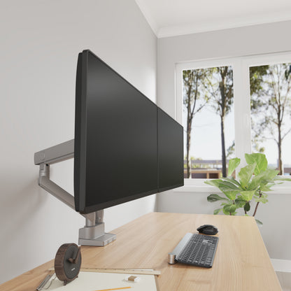 Heavy Duty Dual Monitor Desk Mount Stand 17" to 35"