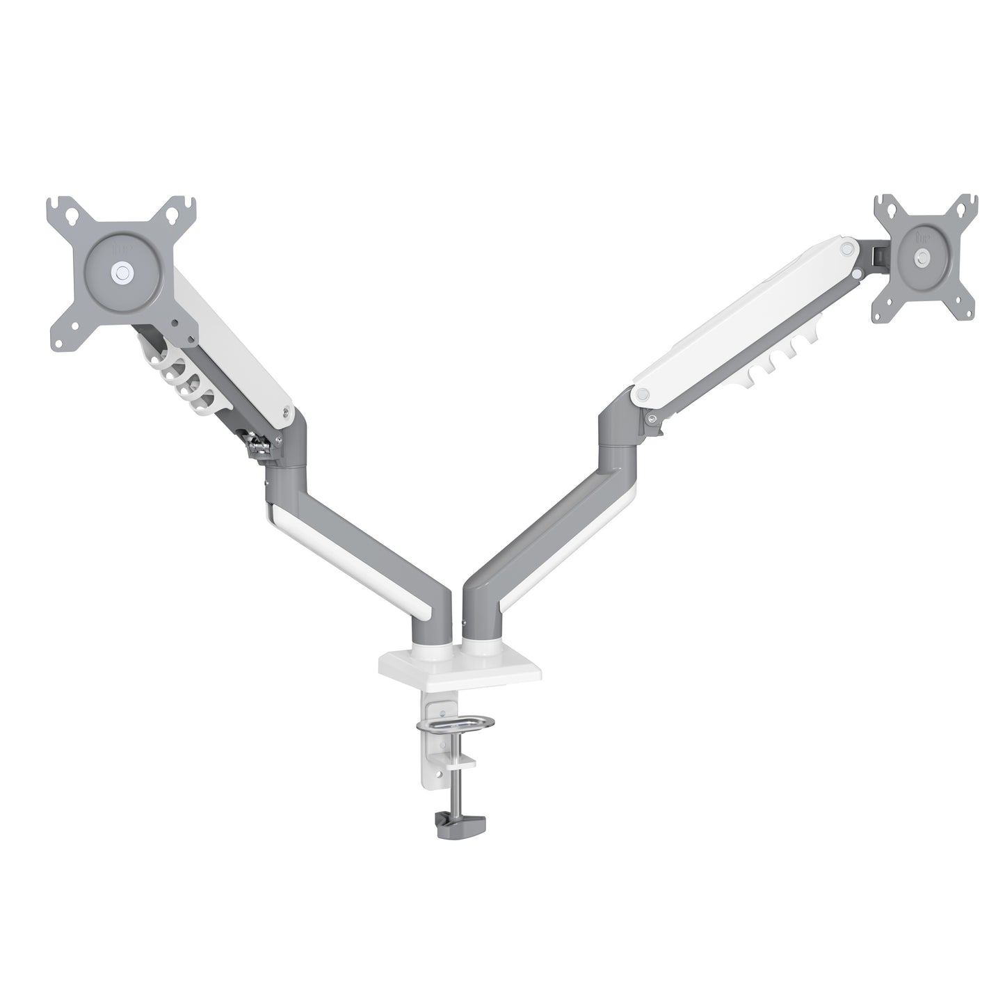 Dual Monitor Mount Height Adjustable Gas Spring Arm for 15” - 32" Screen