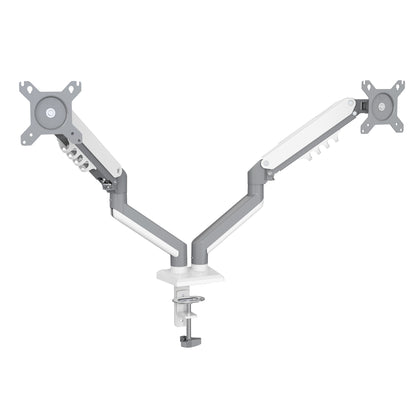 Dual Monitor Mount Height Adjustable Gas Spring Arm for 15” - 32" Screen