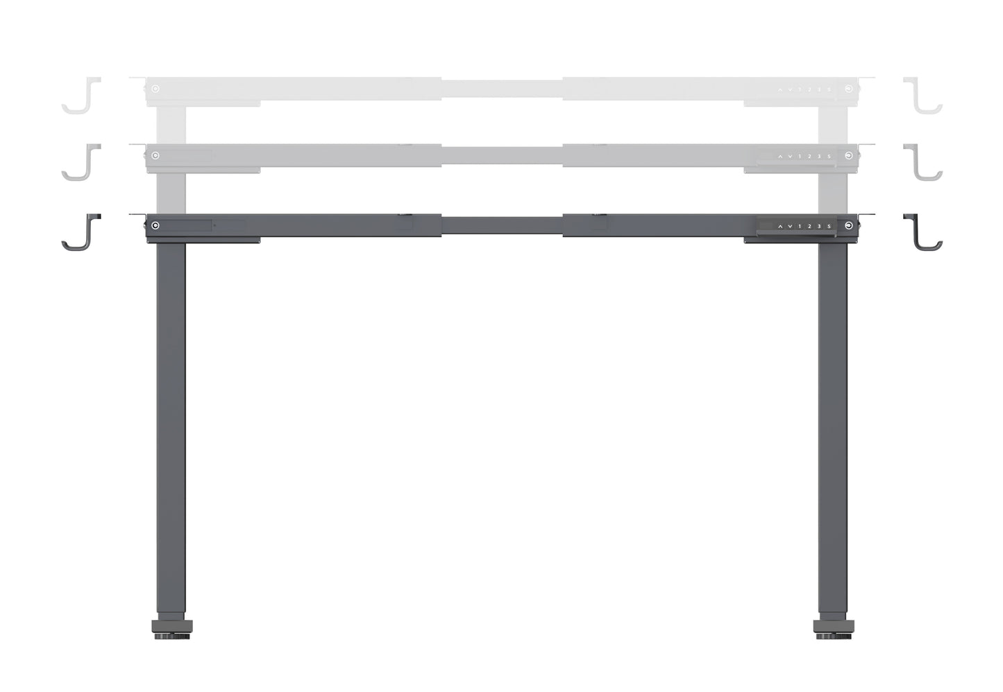 Dual Motor Ergonomic Electric Adjustable Stand Up Table Frame (Frame Only)