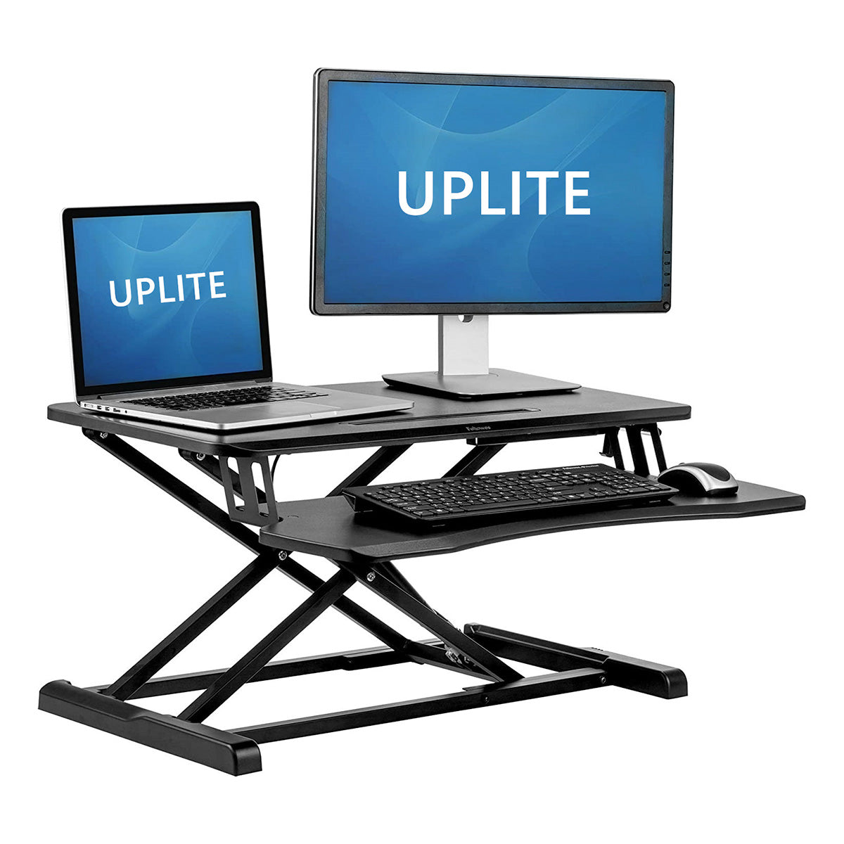 Height Adjustable Desktop Desk Sit Stand Workstation