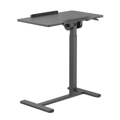 Uplite Height Adjustable Mobile Desk – Sit-Stand Tilting Overbed & Sofa Side Table with Wheels