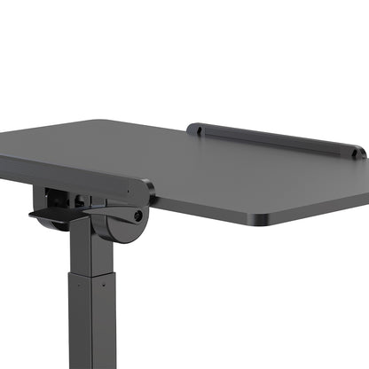 Uplite Height Adjustable Mobile Desk – Sit-Stand Tilting Overbed & Sofa Side Table with Wheels