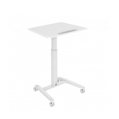 Uplite Tiltable Mobile Gas Spring Sit Stand Desk with Locked Casters