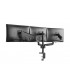 Uplite Triple Monitor Mount Arm Pole Height Adjustable Stand for Three Screens 17" - 27"