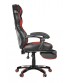 Uplite Gaming Chair, Ergonomic High Back Reclining Computer Desk Chair with Footrest and Lumbar Support, PU Leather Red G01