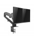 Uplite Dual Gas Spring LCD Monitor Desk Mount Stand Fully Adjustable Articulating Arm for 2 Screen up to 27"