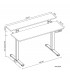 Uplite Single Motor Electric Height Adjustable Standing Desk – Height Adjustable Shelf Desktop