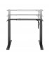 Ergonomic Crank Sit Stand Height Adjustable Desk Frame Manual - UPTF02MN