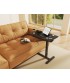 Uplite Height Adjustable Mobile Desk – Sit Stand Tilting Overbed Table Sofa Side Desk with Wheels