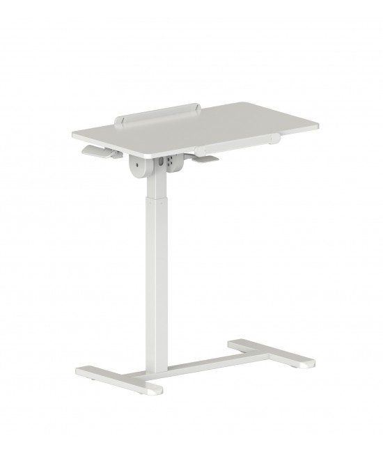 Uplite Height Adjustable Mobile Desk – Sit Stand Tilting Overbed Table Sofa Side Desk with Wheels